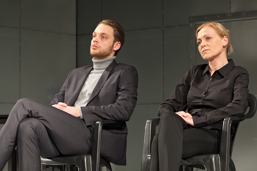 Gatis Maliks un Inese Kučinska izrādē 