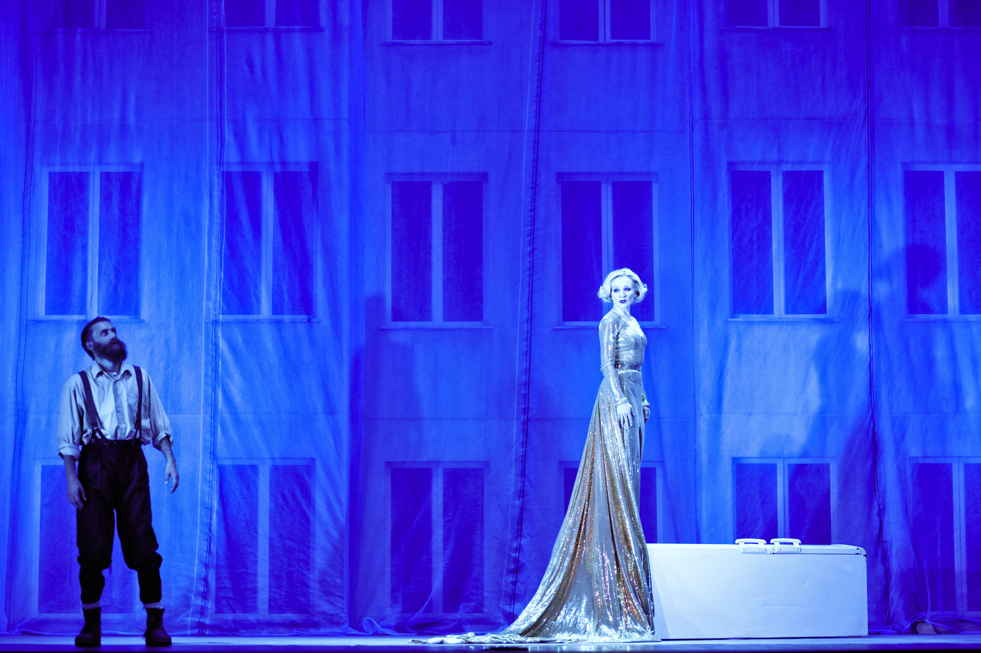 Skats no NT izrādes 