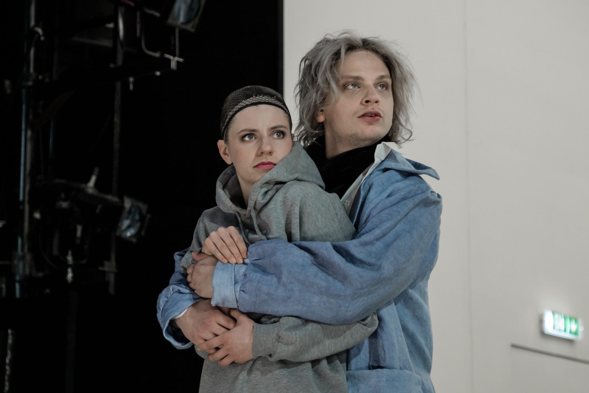 Ņina – Agnija Dreimane, Kostja – Kārlis Ērglis // Foto – Justīne Grinberga