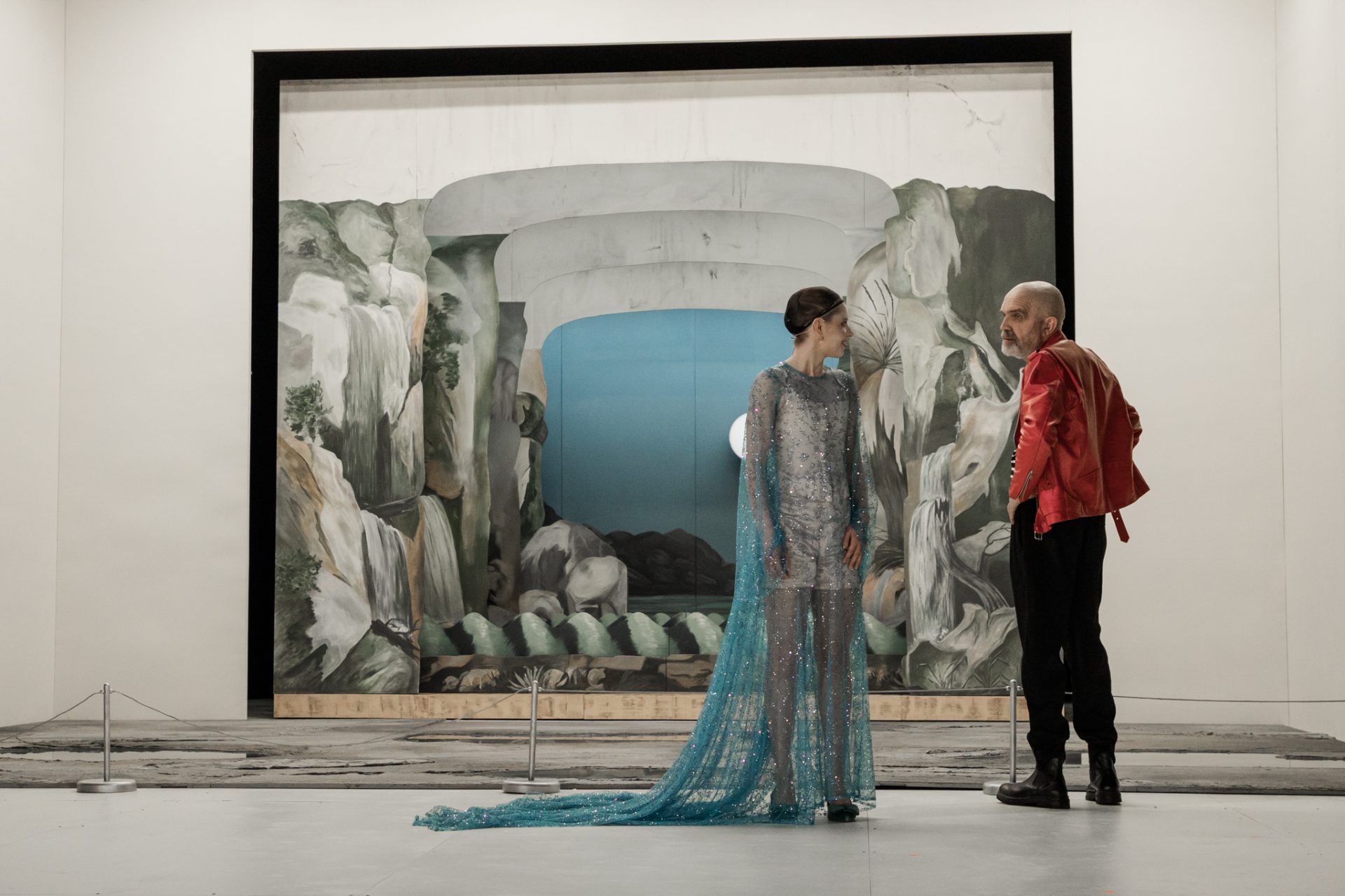 Ņina – Agnija Dreimane, Trigorins – Leons Leščinskis // Foto – Justīne Grinberga