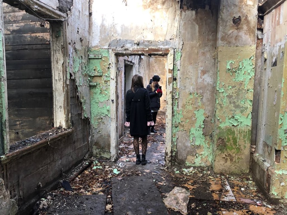 Skats no fantāziju intervencēs pilsētā “Ko glabā Lāčplēša iela?” // Publicitātes foto