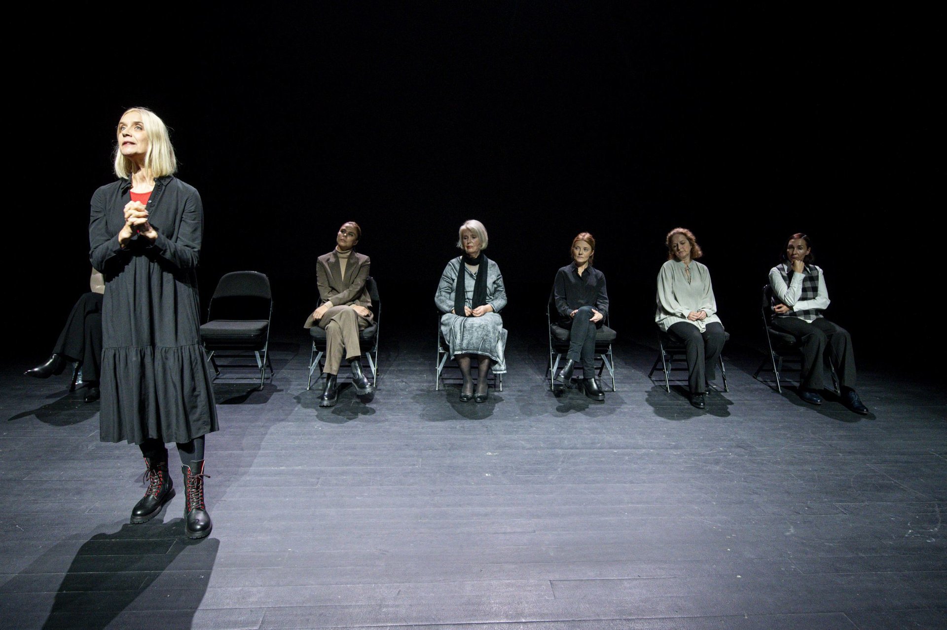 Skats no Lietuvas Nacionālā Drāmas teātra izrādes 