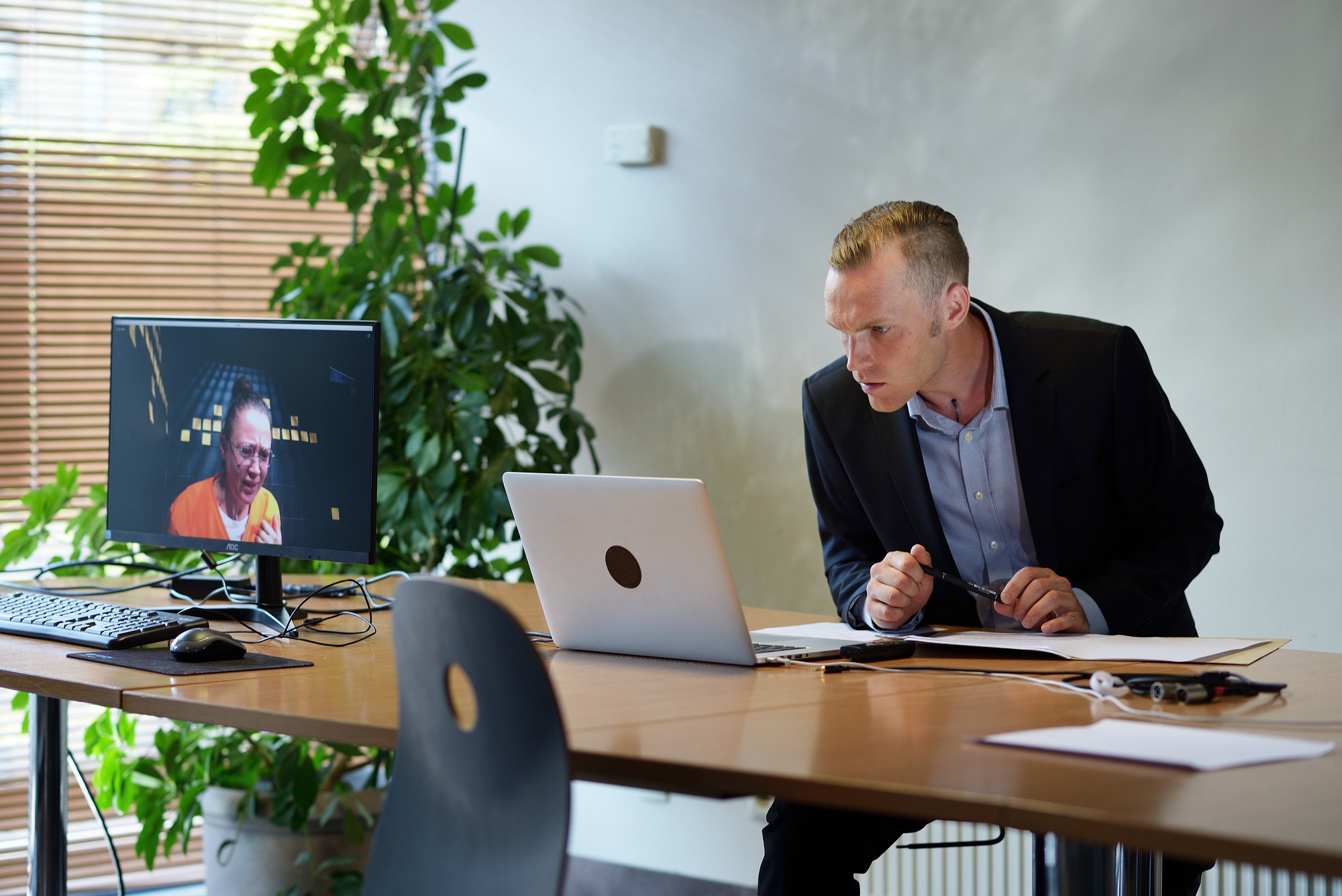 Margarēta – Daiga Kažociņa, Advokāts – Kaspars Aniņš // Foto – Margarita Germane