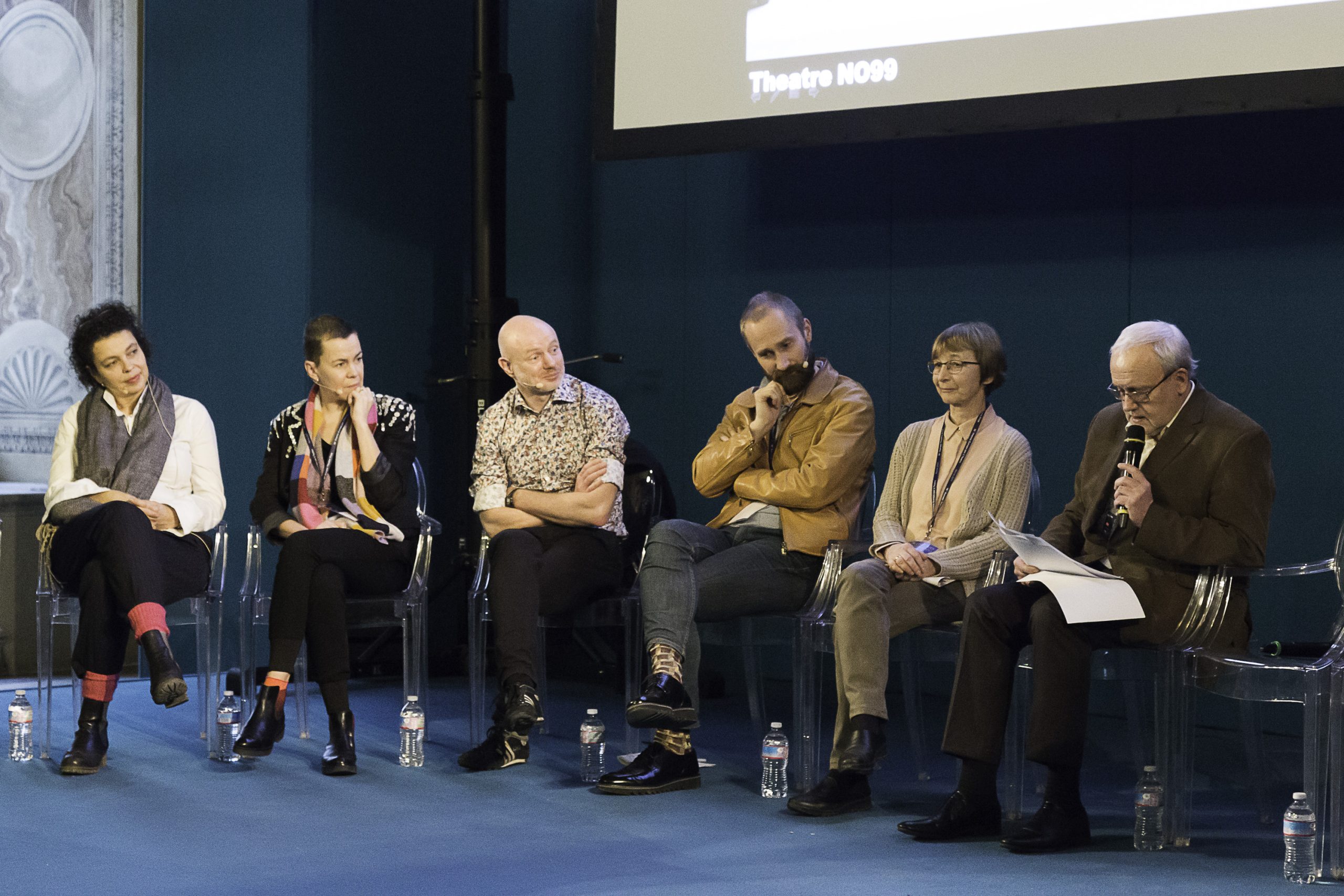 Skats no Igaunijas teātrim NO99 veltītās paneļdiskusijas // Publicitātes foto