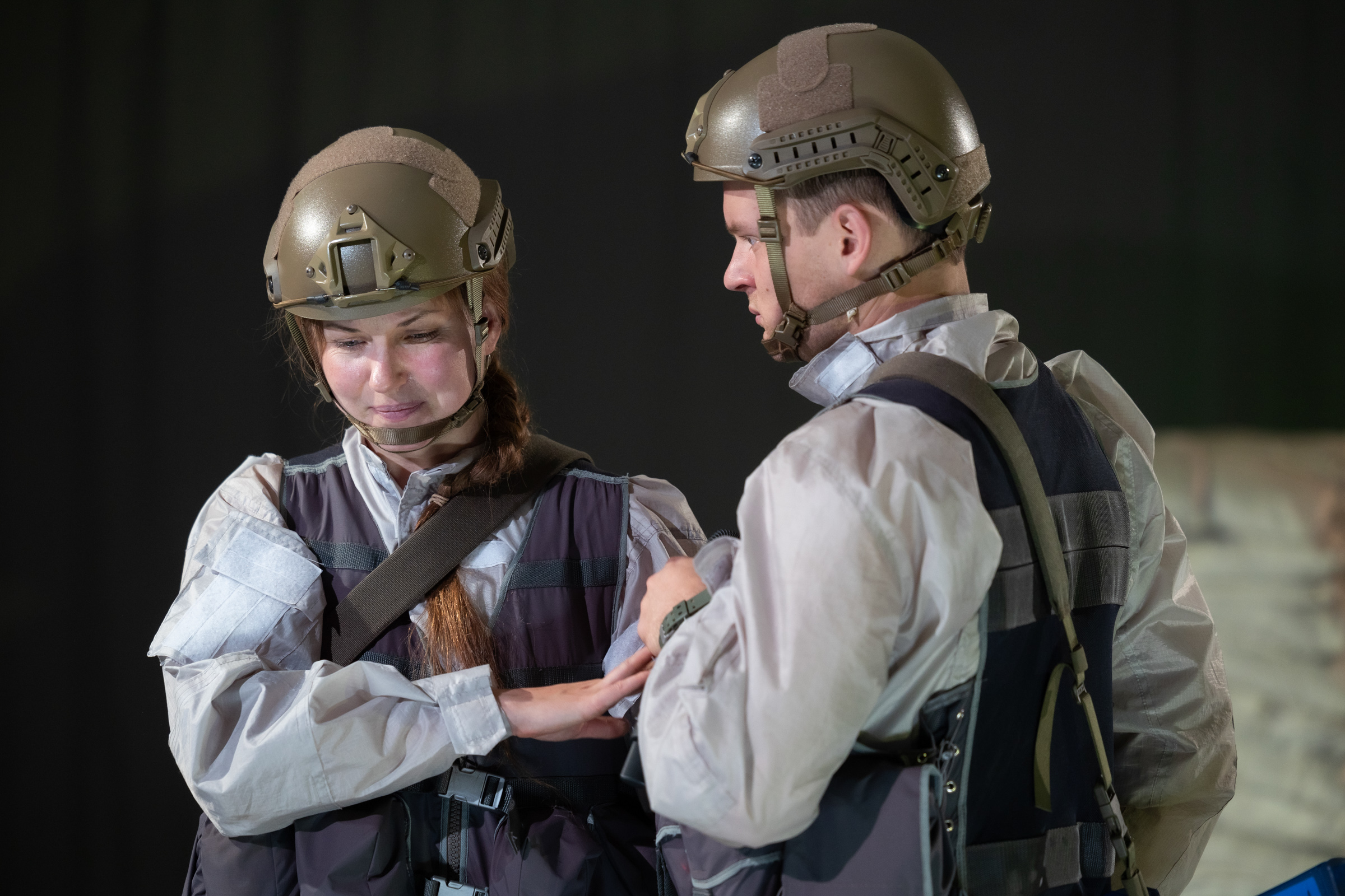 Inga Tropa un Jānis Grūtups JRT izrādē