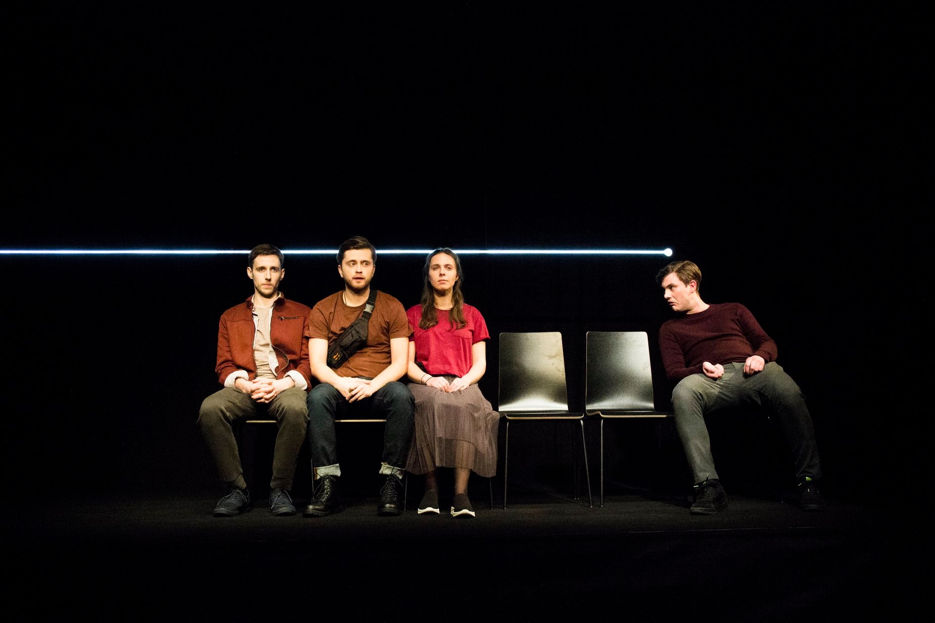 Skats no teātra apvienības ESARTE izrādes 