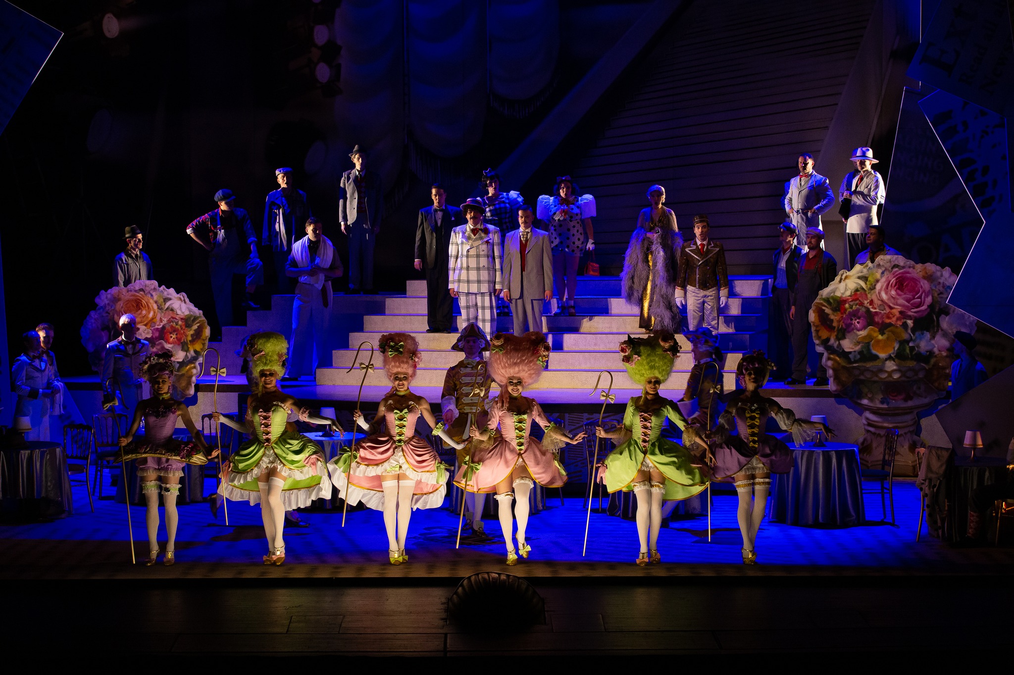 Skats no LNOB izrādes 