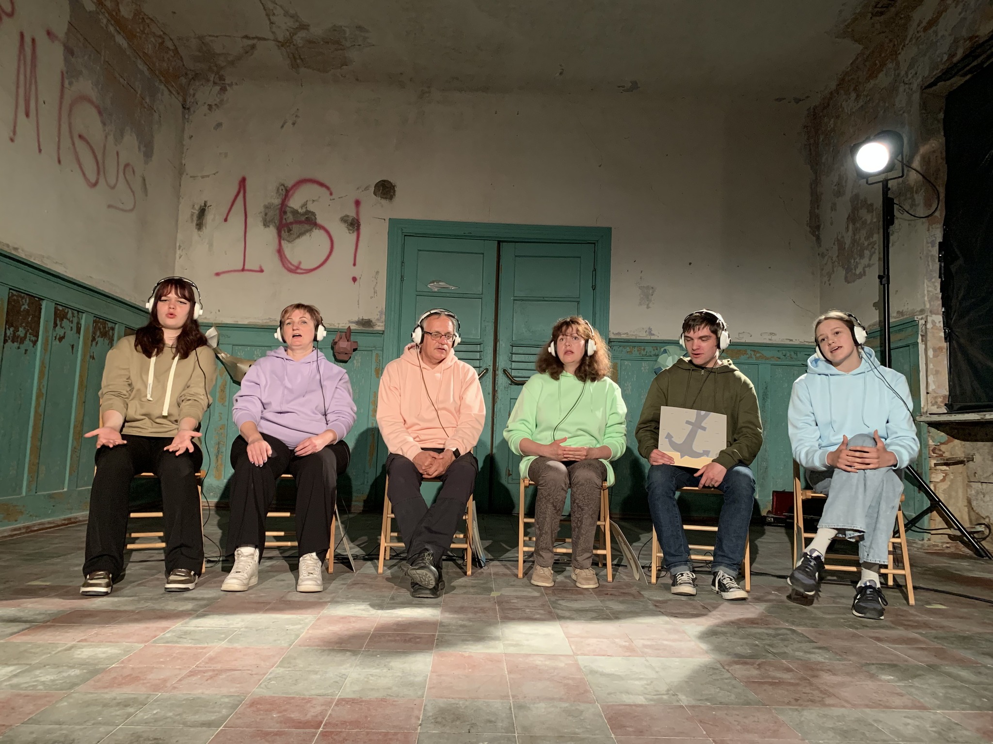 Skats no Lubānas lietišķā teātra grupas izrādes 