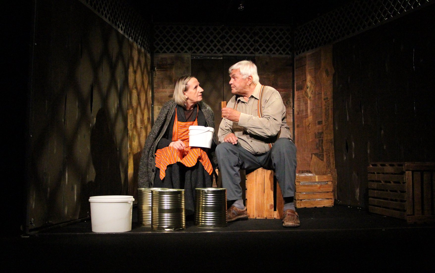 Skats no Ausekļa Limbažu teātra izrādes 