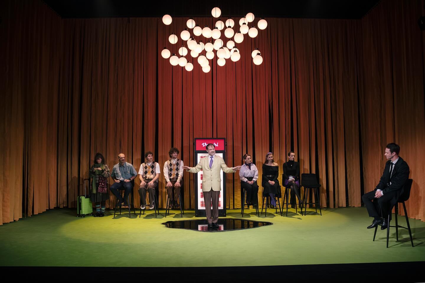 Skats no Liepājas teātra izrādes