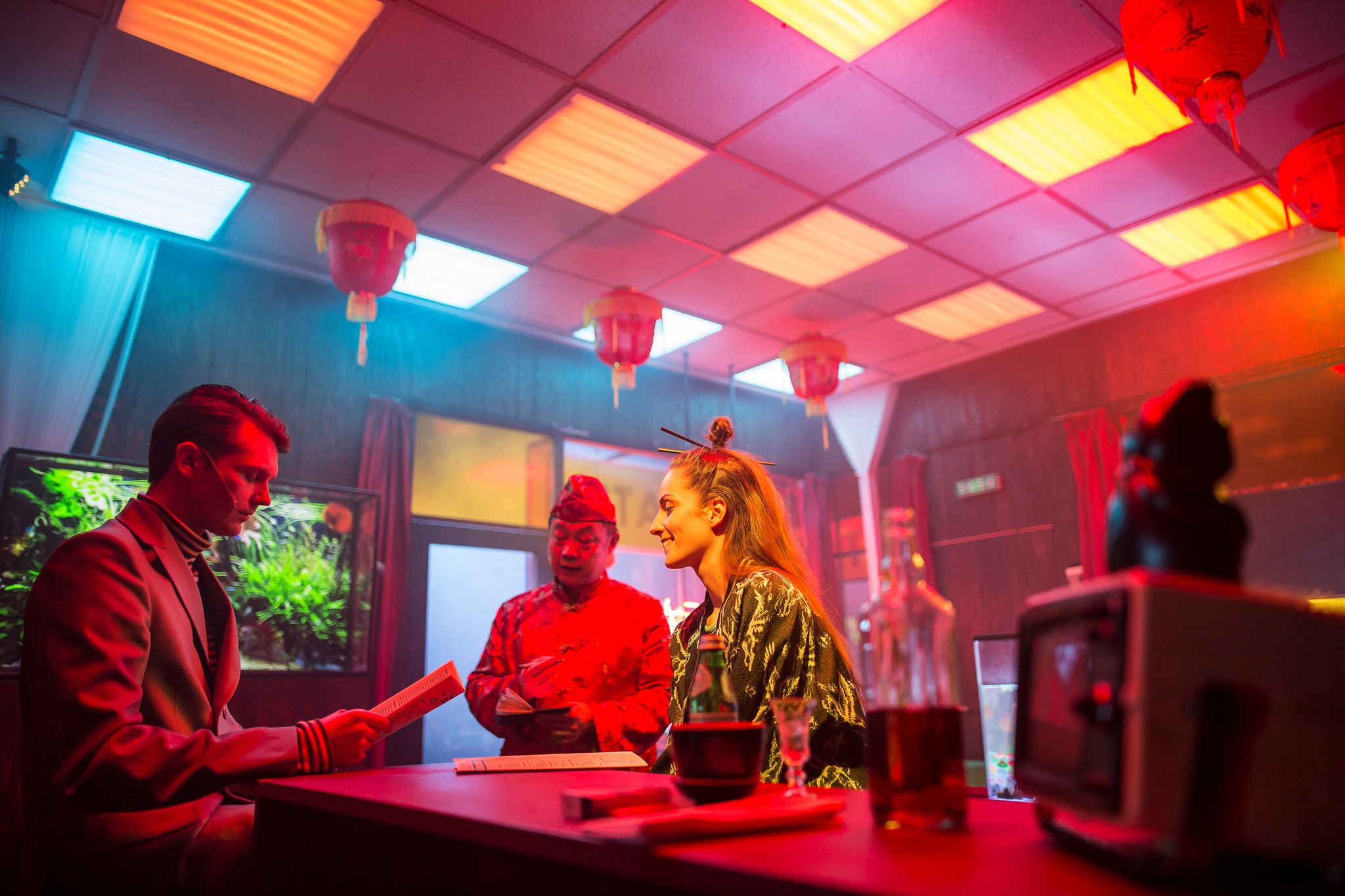 Džeks Smits – Mārtiņš Upenieks, Destinija Houpa – Katažina Osipuka // Foto – Artūrs Pavlovs