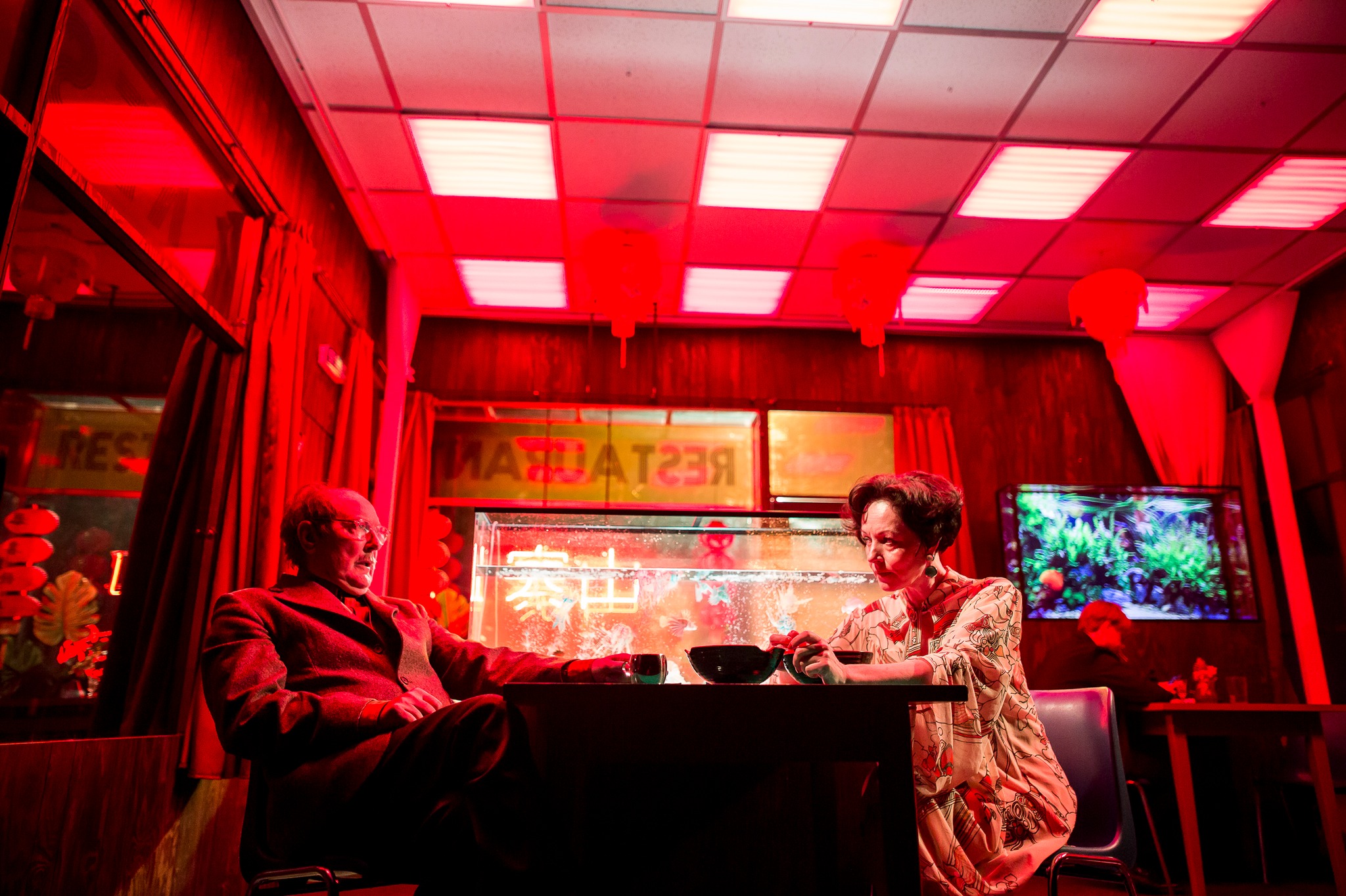 Marks Rotko – Juris Bartkevičs, Mela Rotko – Vita Vārpiņa  // Foto – Artūrs Pavlovs