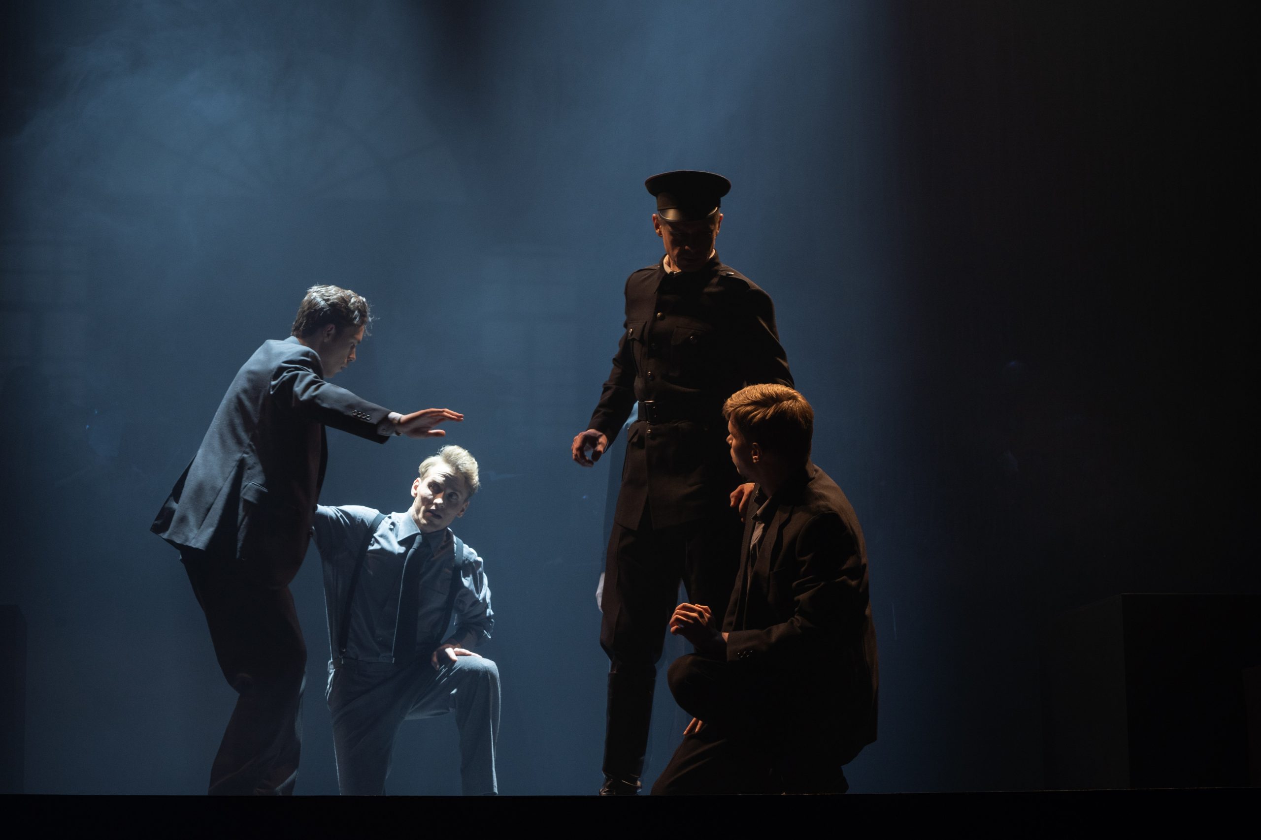 Skats no Juoza Miltiņa drāmas teātra izrādes 