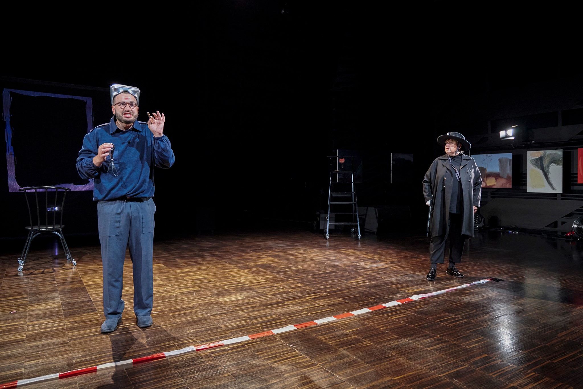 Skats no Rēzeknes Tautas teātra jauniestudējuma: Anna Rancāne 