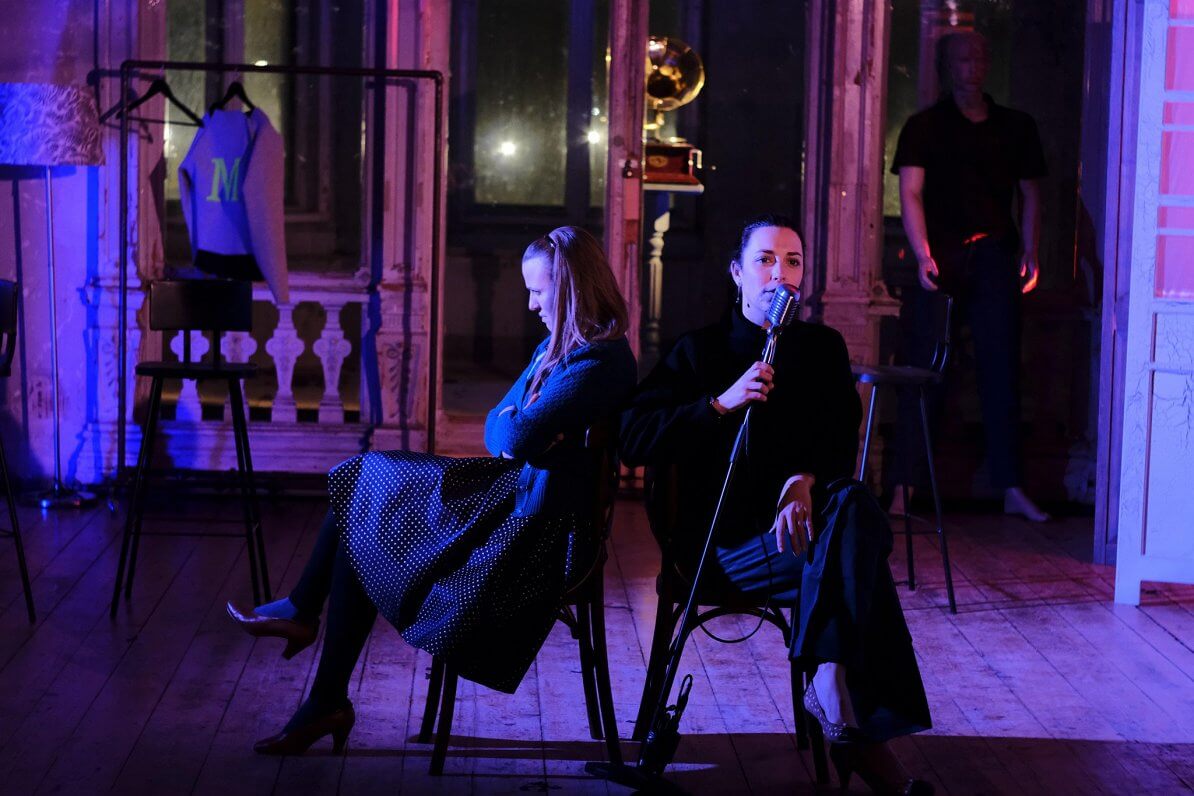 Inese Pudža un Anta Aizupe ĢIT izrādē 