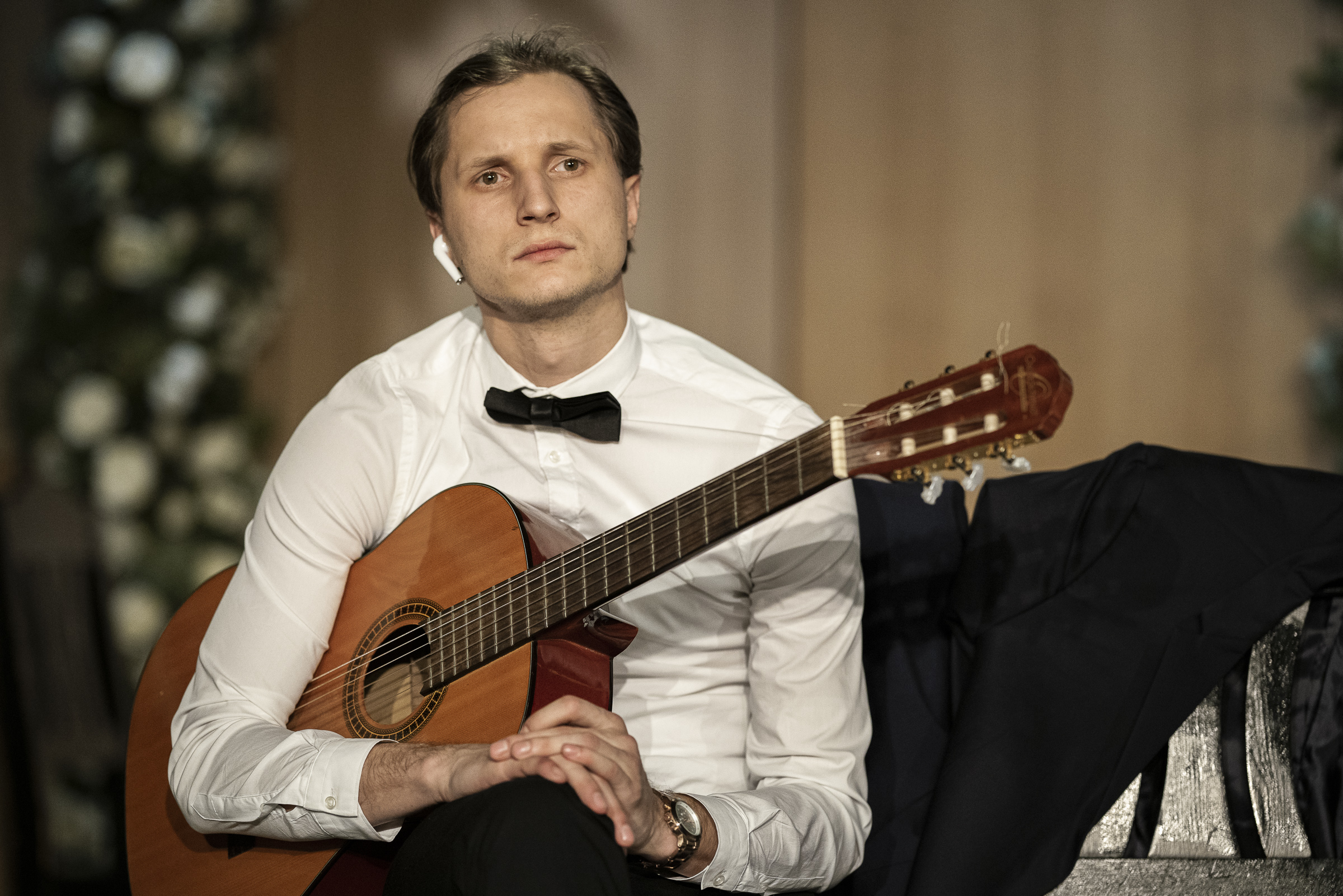 Niklāvs Kurpnieks izrādē “Testosterons” (2020) // Foto: Mārcis Baltskars