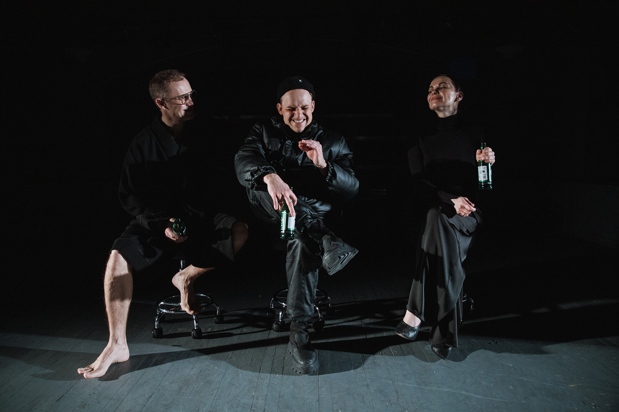 Tēvs – Uldis Anže, Pauls – Uldis Siliņš, Māte – Evija Krūze // Foto – Matīss Markovskis