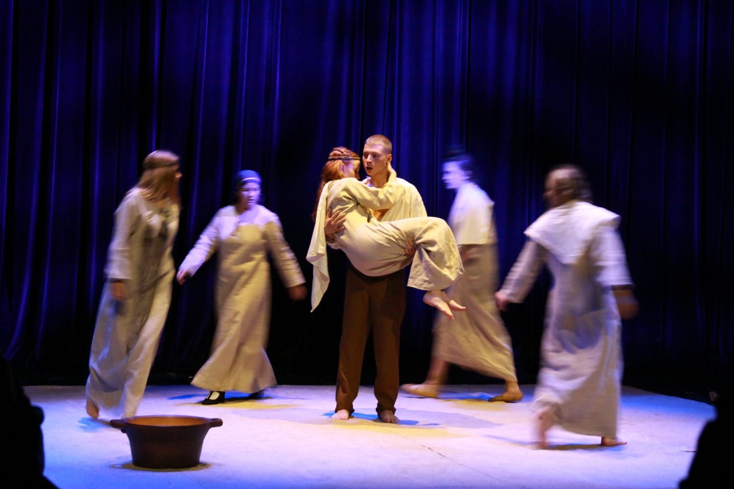 Skats no Rīgas KTMC “Mazā Ģilde” bērnu un jauniešu teātra studijas 