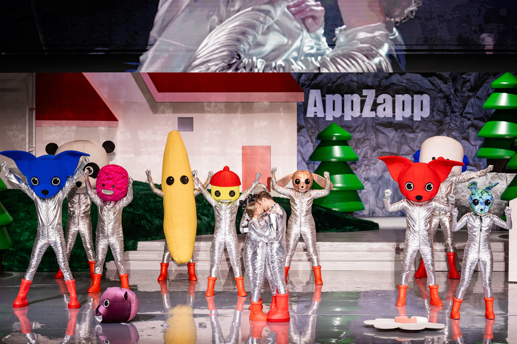 Skats no DT izrādes 